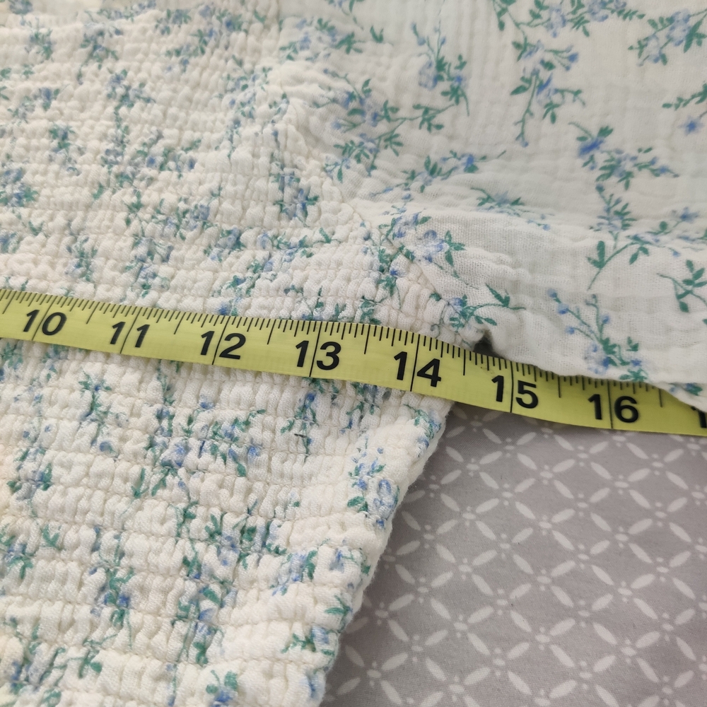 Ivy City Co Pale Blue Floral Maxi Dress with Puff Sleeves - Picture 7 of 9